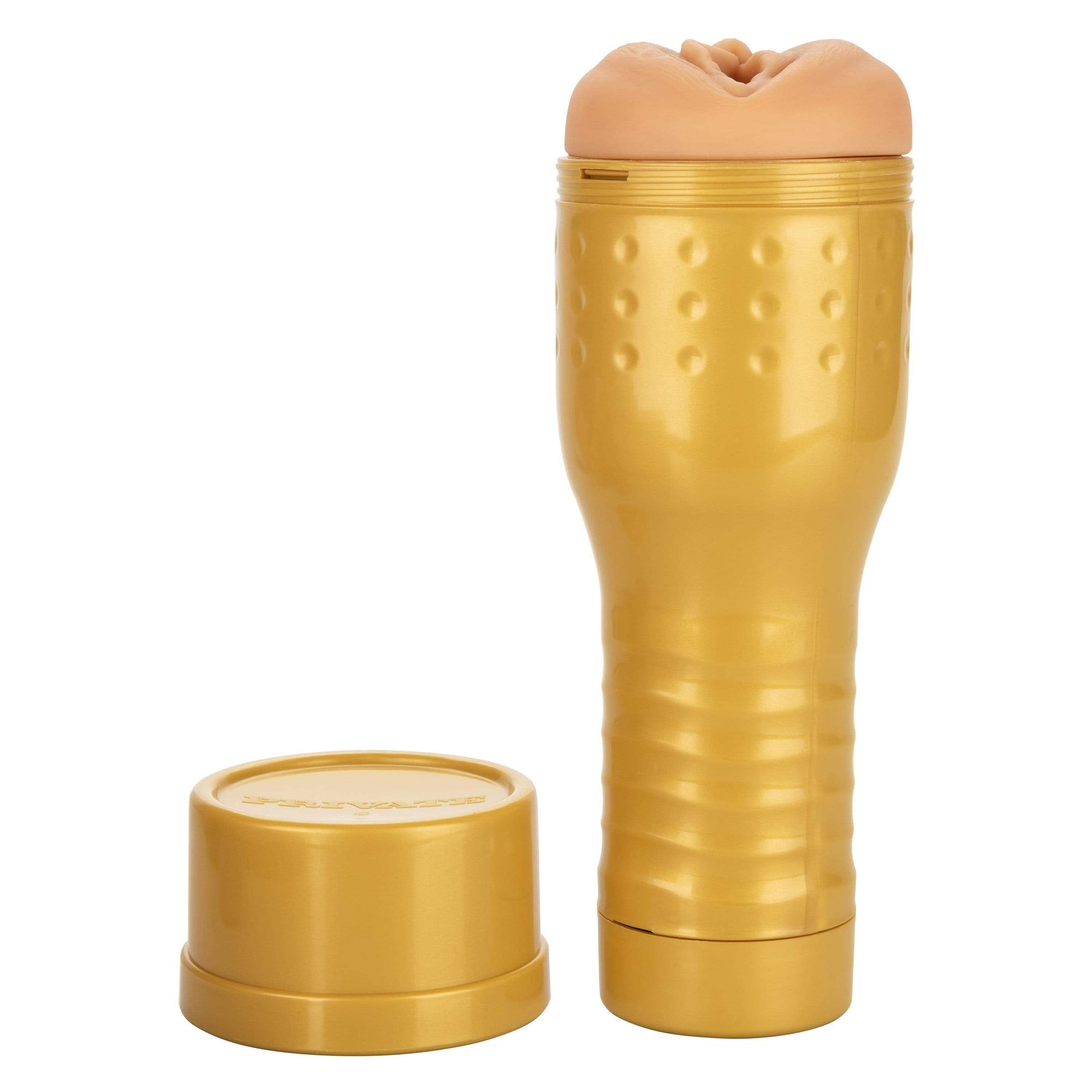 California Exotics - Private Tube Personal Trainer Pussy Masturbator (Gold) -  Masturbator Vagina (Non Vibration)  Durio.sg
