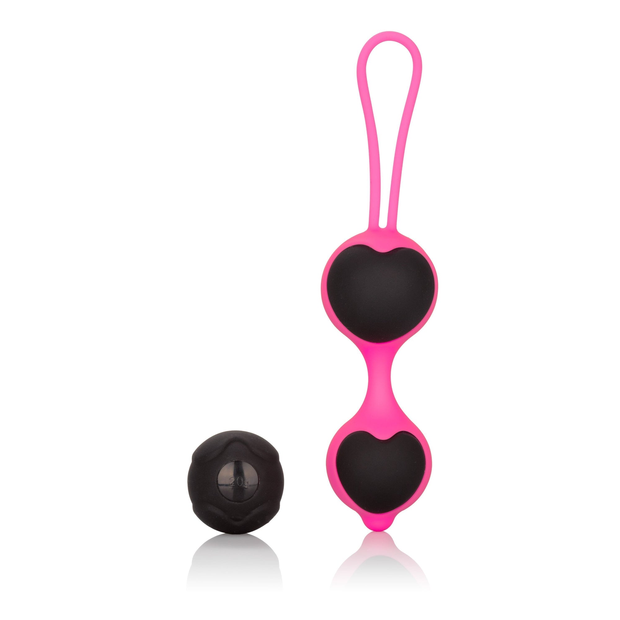 California Exotics - Pure Silicone Kegel Trainer (Black) -  Kegel Balls (Non Vibration)  Durio.sg
