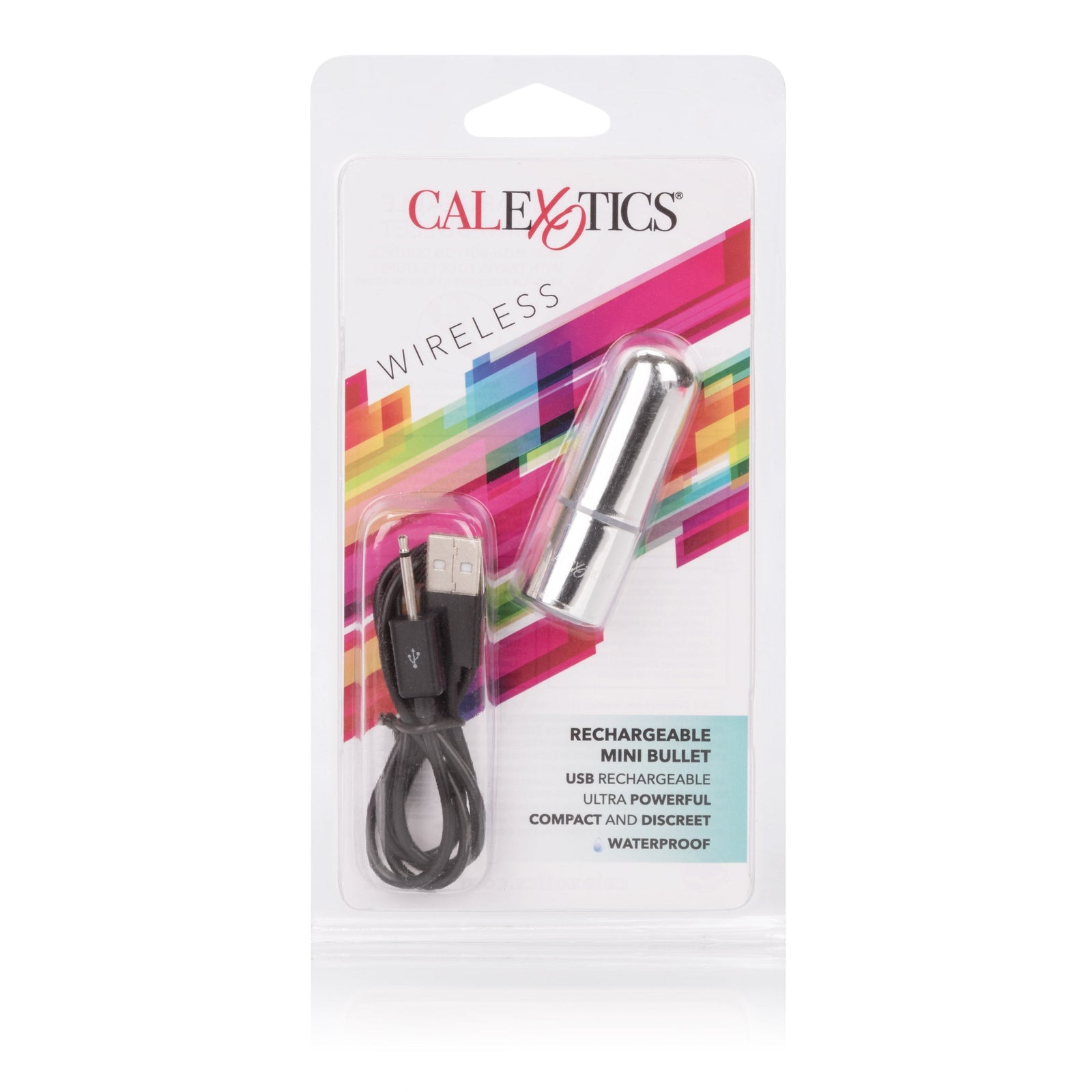 California Exotics - Rechargeable Mini Bullet (Silver) -  Bullet (Vibration) Rechargeable  Durio.sg