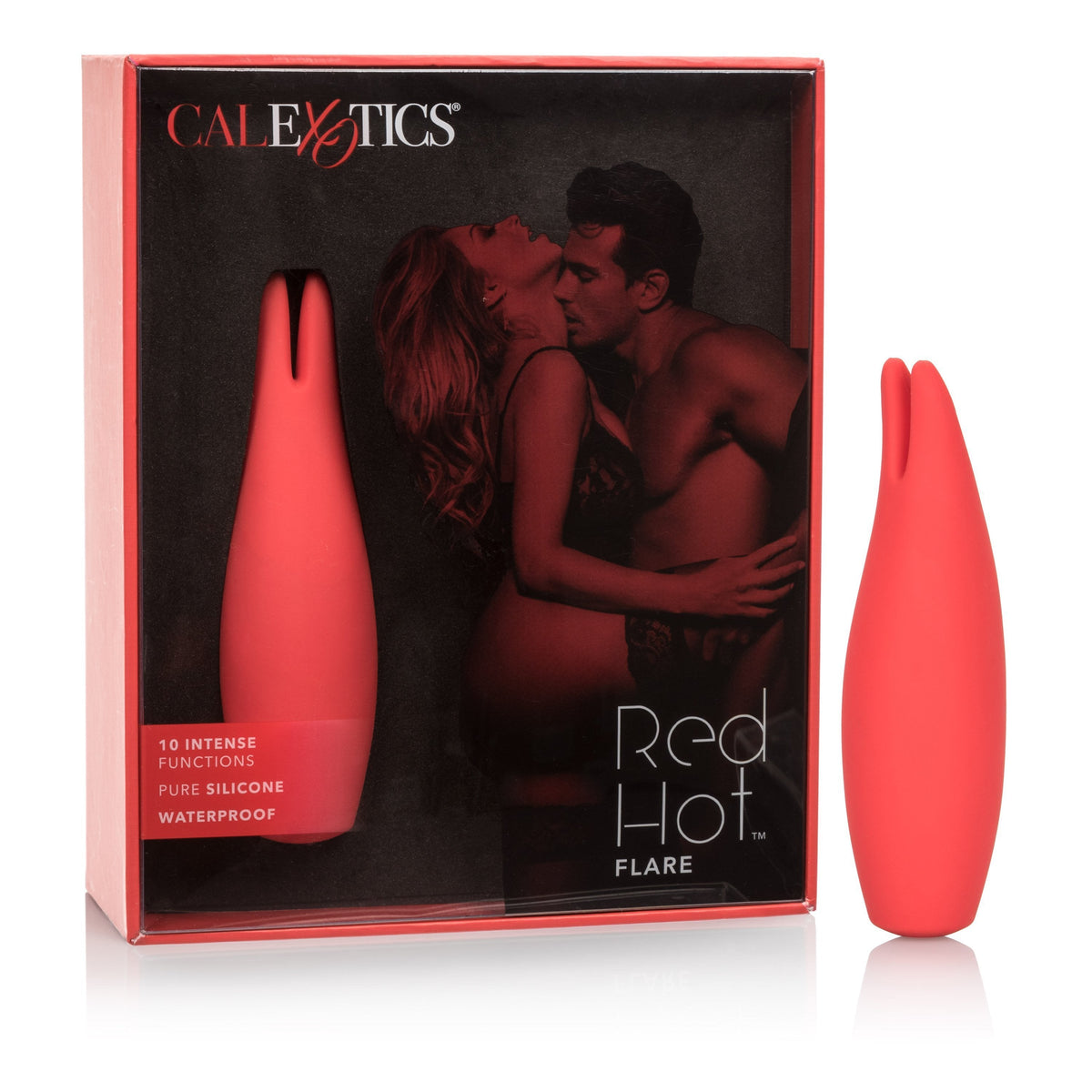 California Exotics - Red Hot Flare Rechargeable Clit Massager (Red) -  Clit Massager (Vibration) Rechargeable  Durio.sg