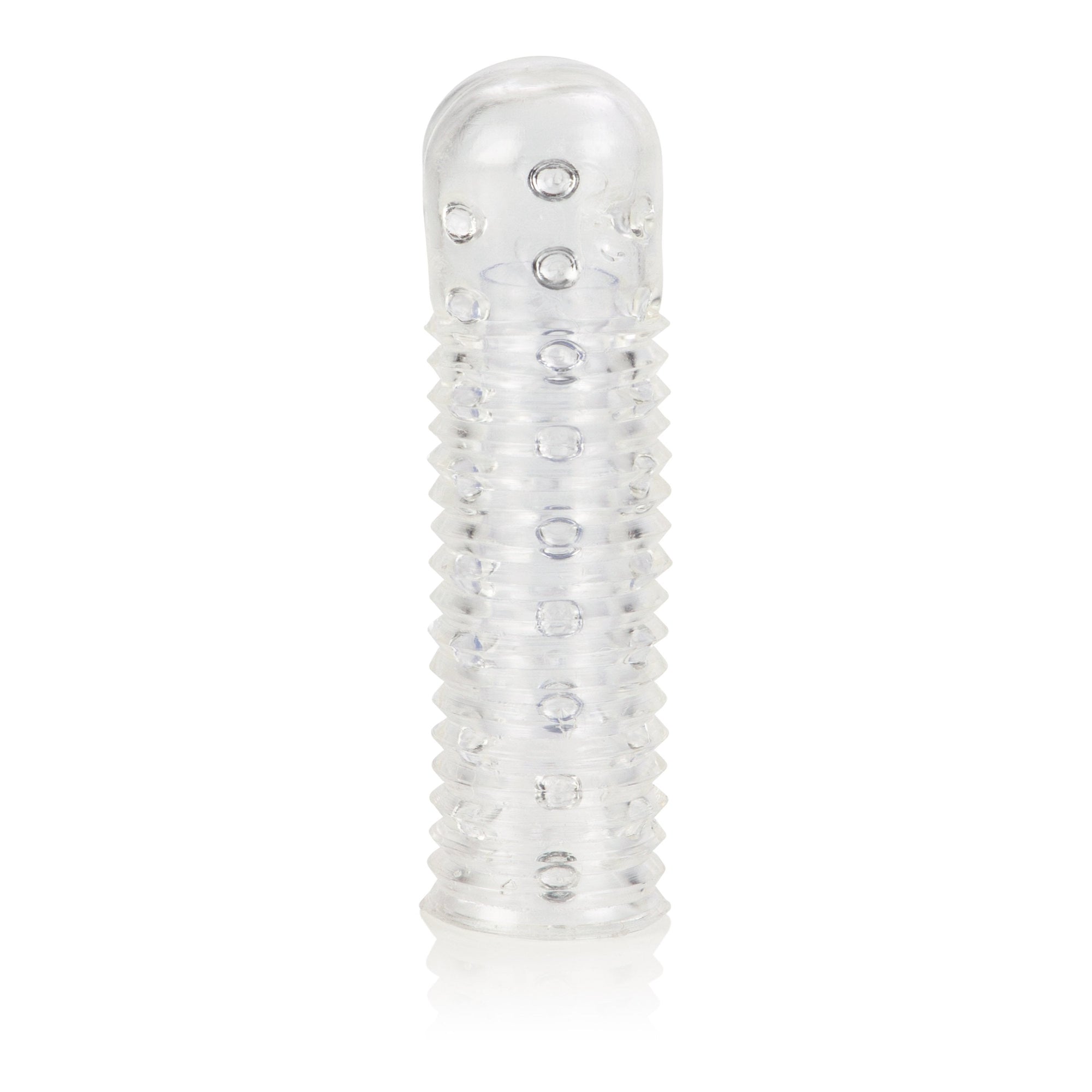 California Exotics - Reversible Textured Cock Sleeve (Clear) -  Cock Sleeves (Non Vibration)  Durio.sg