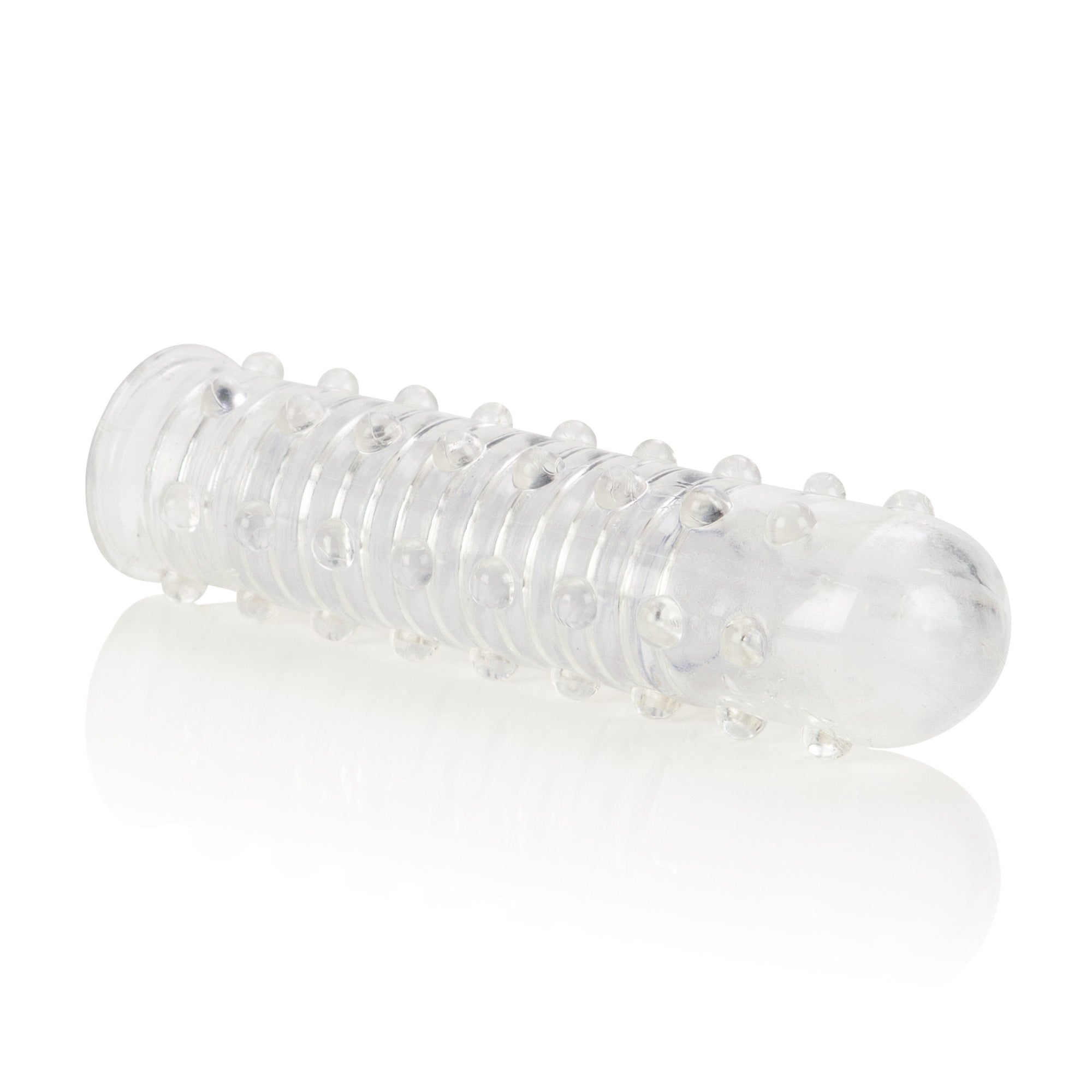 California Exotics - Reversible Textured Cock Sleeve (Clear) -  Cock Sleeves (Non Vibration)  Durio.sg