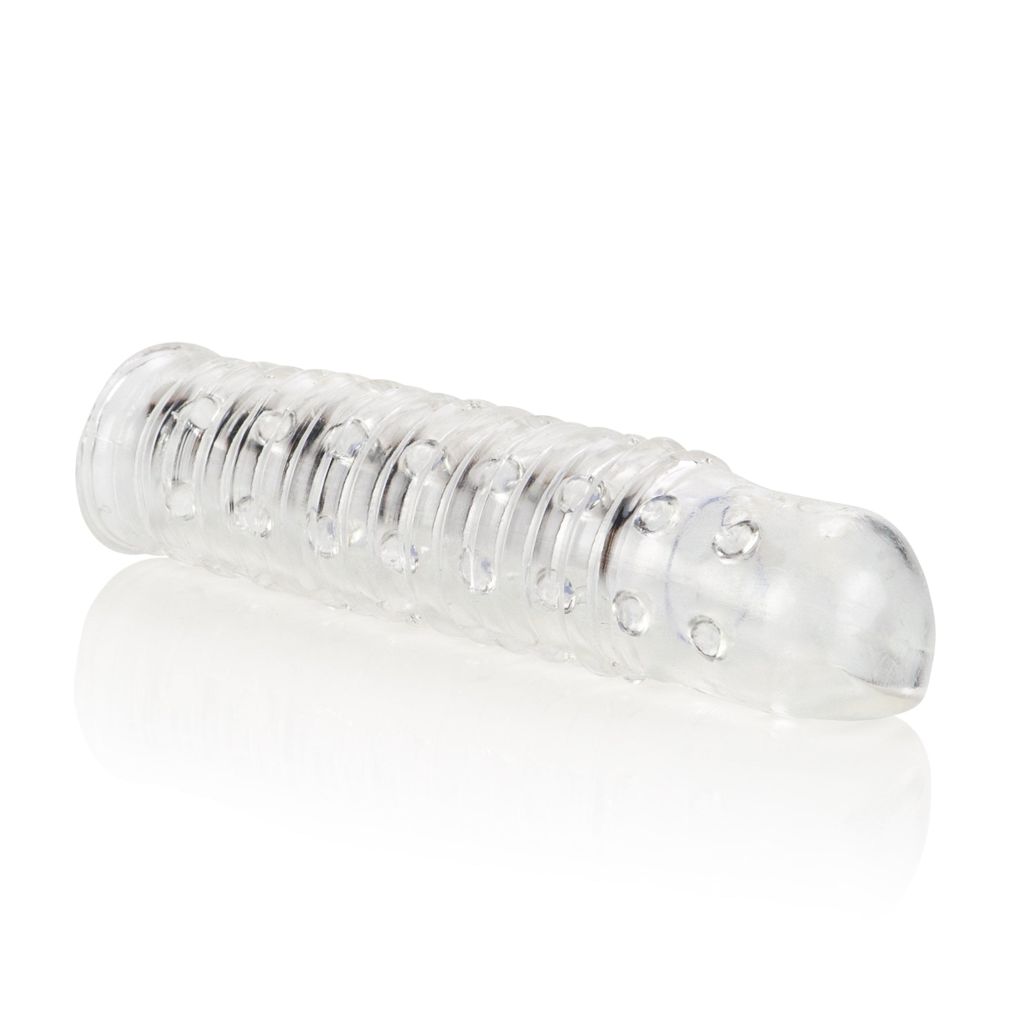 California Exotics - Reversible Textured Cock Sleeve (Clear) -  Cock Sleeves (Non Vibration)  Durio.sg