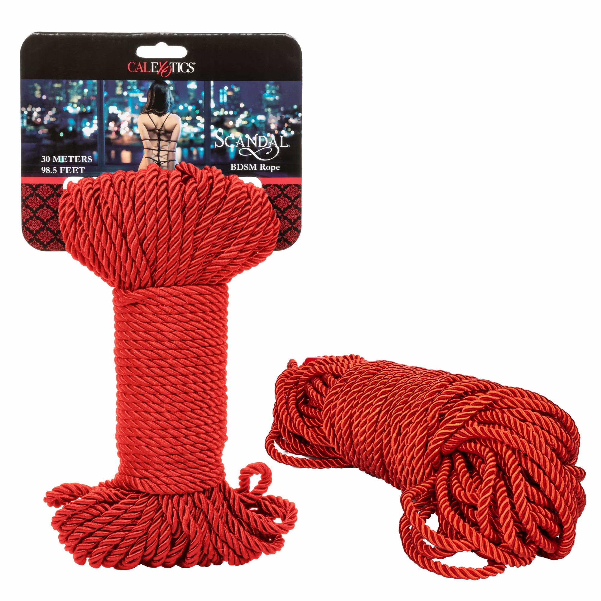 California Exotics - Scandal BDSM Rope 30m (Red) -  Rope  Durio.sg