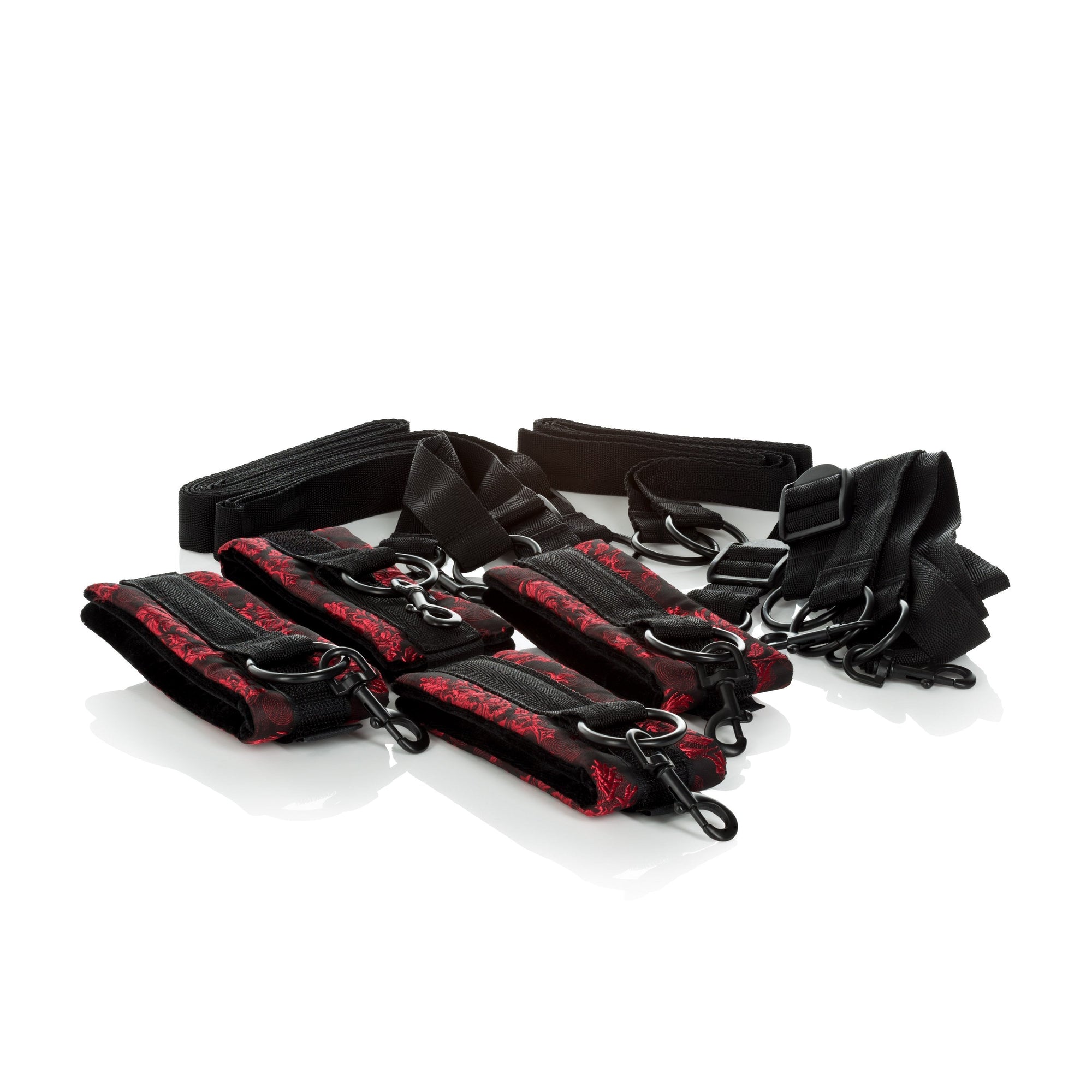 California Exotics - Scandal Bed Restraints (Red) -  Bed Restraint  Durio.sg