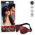 California Exotics - Scandal Blackout Eye Mask (Red) -  Mask (Blind)  Durio.sg