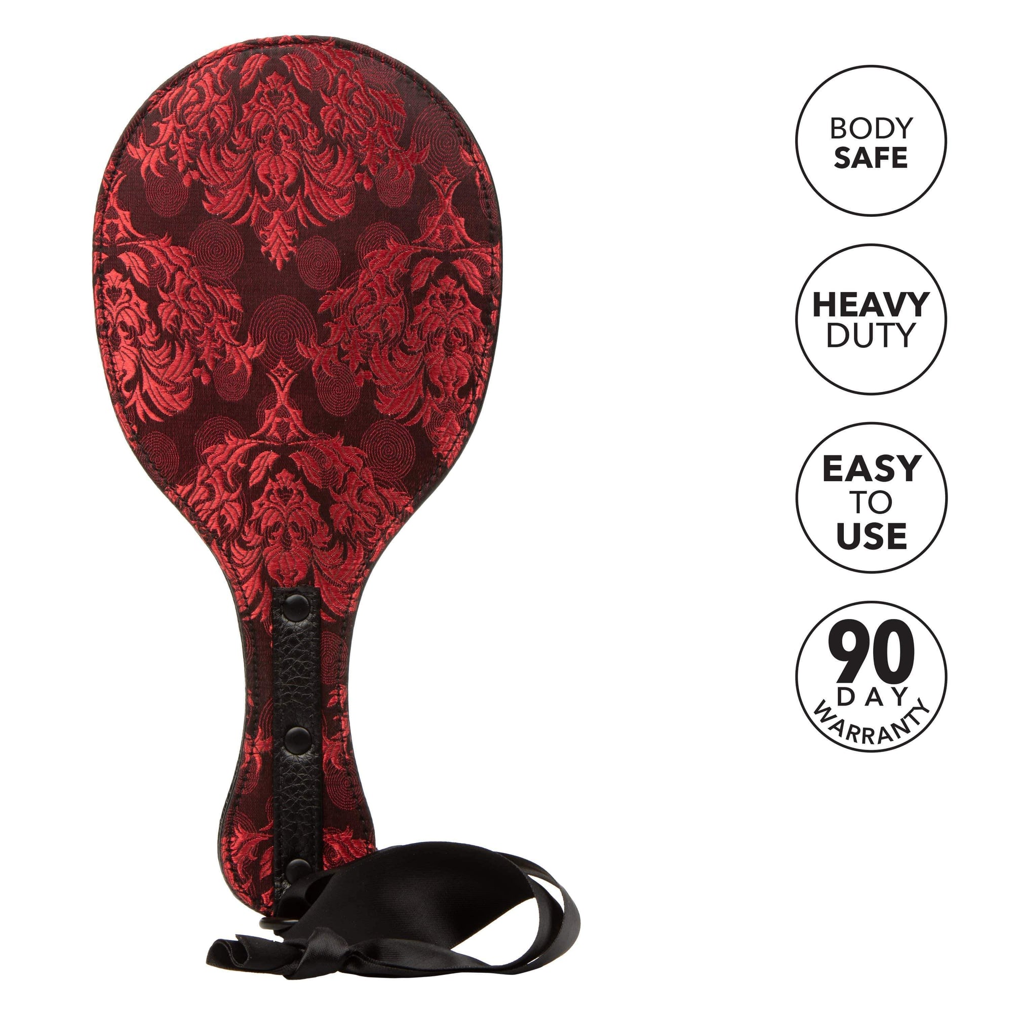 California Exotics - Scandal Round Double Paddle (Red) -  Paddle  Durio.sg