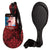 California Exotics - Scandal Round Double Paddle (Red) -  Paddle  Durio.sg