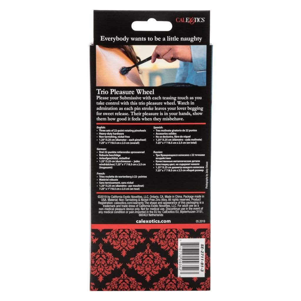 California Exotics - Scandal Trio BDSM Pleasure Wheel (Black) -  BDSM (Others)  Durio.sg