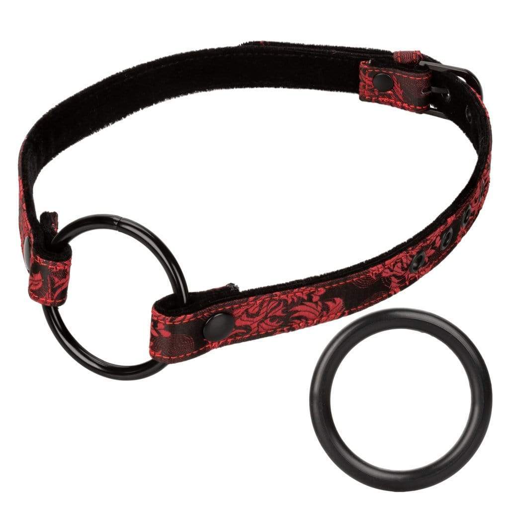 California Exotics - Scandal Wide Open Mouth Gag (Red) -  Ball Gag  Durio.sg