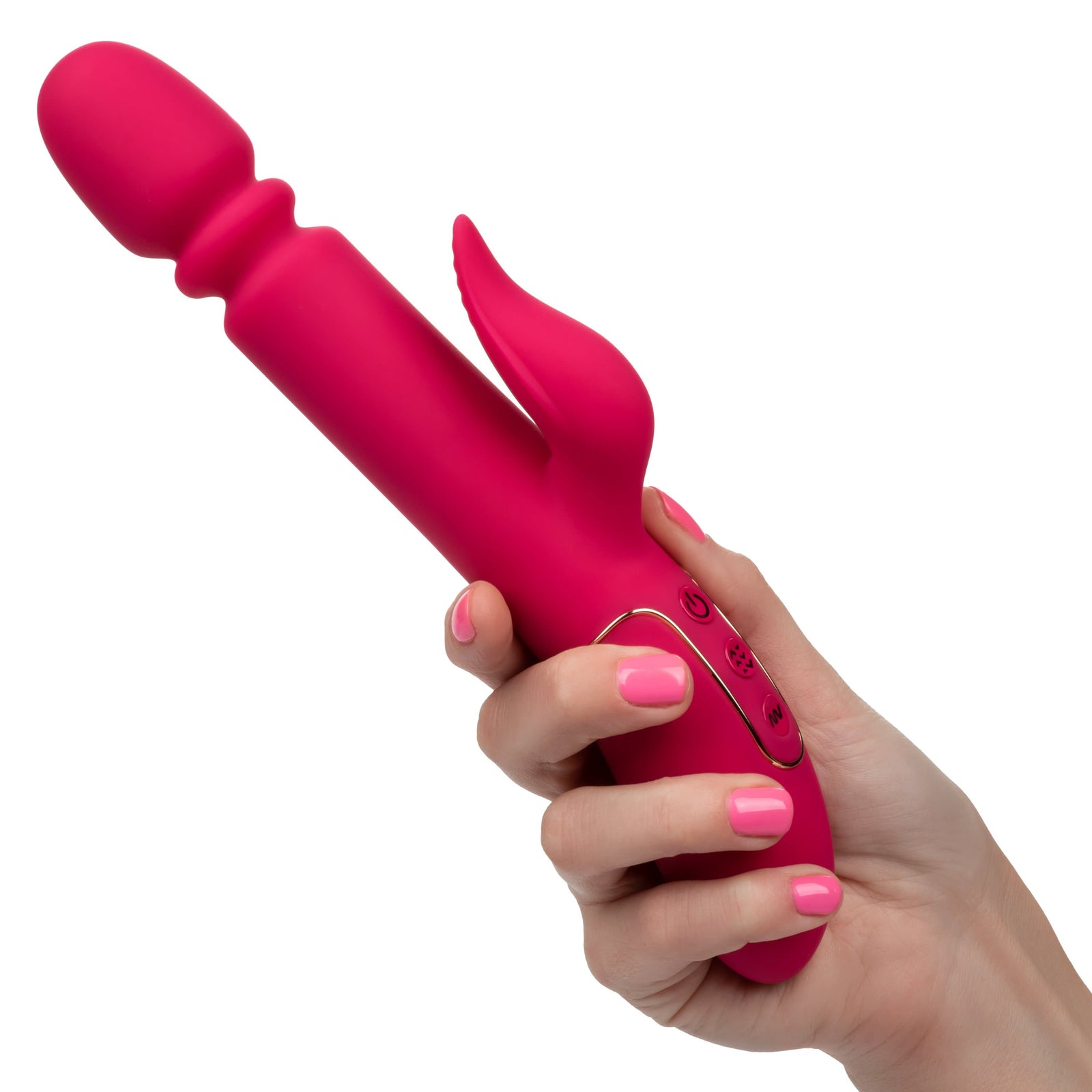 California Exotics - Shameless Slim Charmer Rabbit Vibrator (Pink) -  Rabbit Dildo (Vibration) Rechargeable  Durio.sg