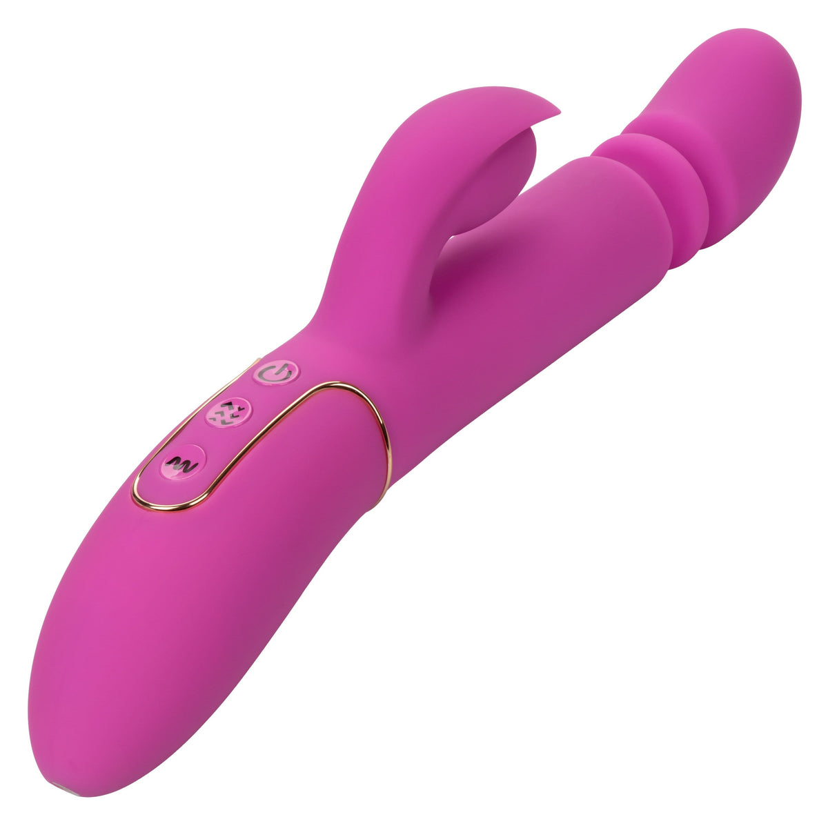 California Exotics - Shameless Slim Player Rabbit Vibrator (Pink) -  Rabbit Dildo (Vibration) Rechargeable  Durio.sg