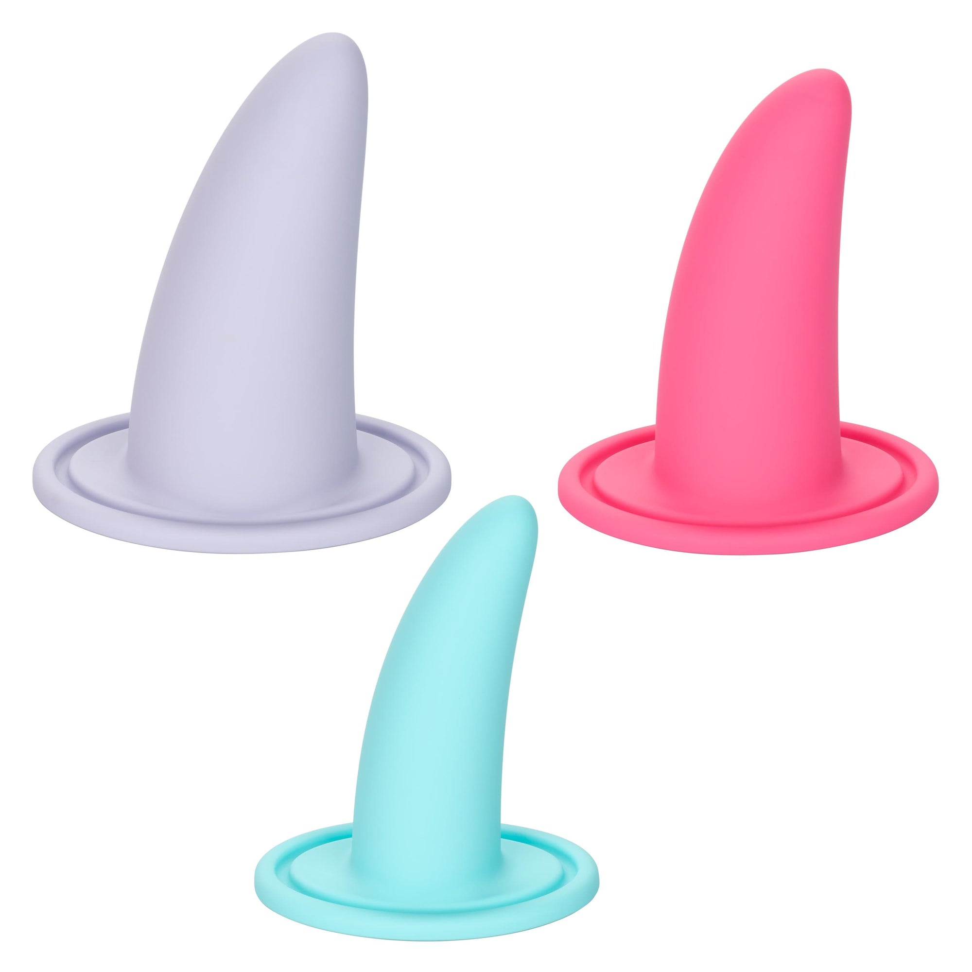 California Exotics - Sheology Advanced 3 Piece Wearable Vaginal Dilator Set (Multi Colour) -  Non Realistic Dildo w/o suction cup (Non Vibration)  Durio.sg