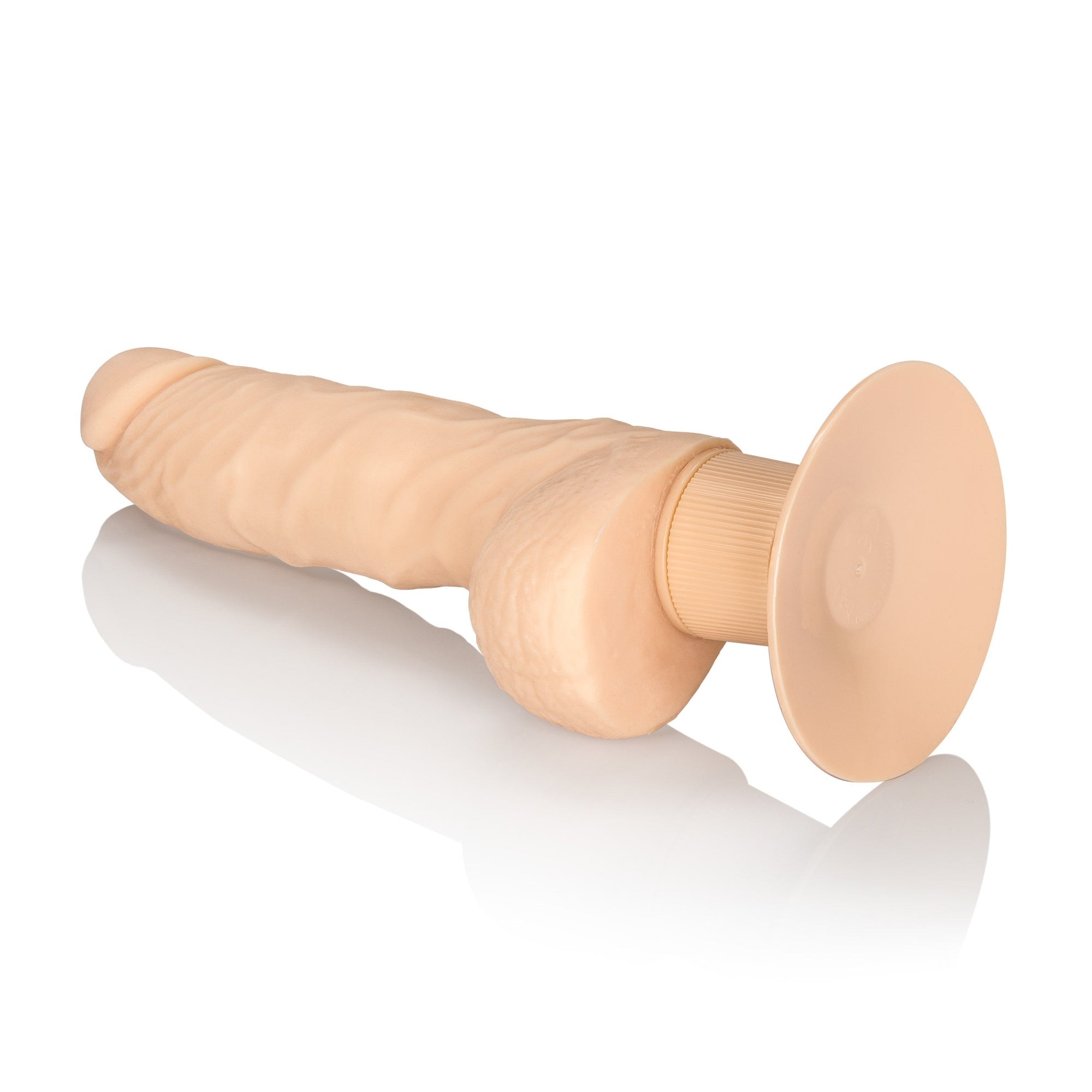 California Exotics - Shower Stud Pure Skin Super Stud Vibrator (Beige) -  Realistic Dildo with suction cup (Vibration) Non Rechargeable  Durio.sg