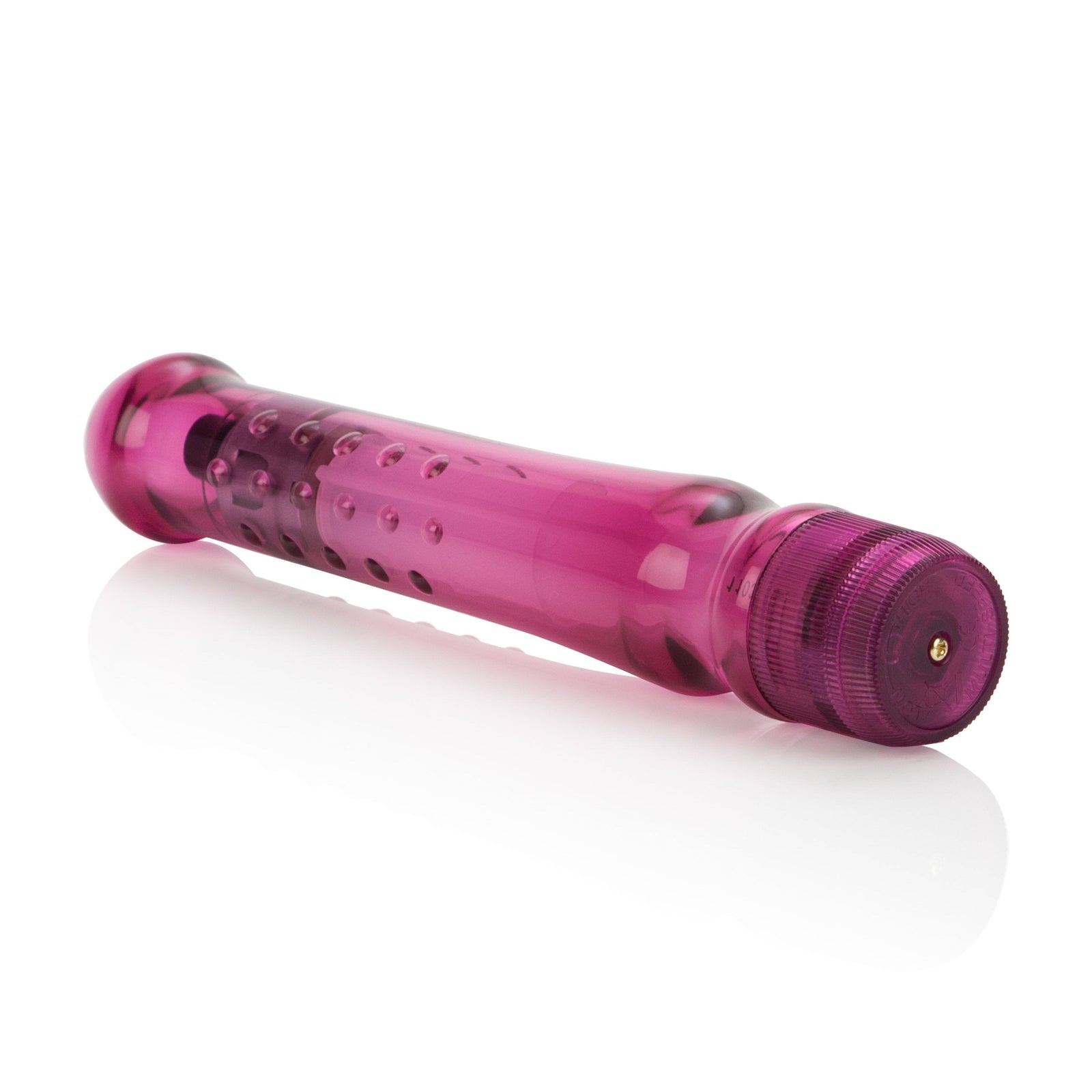 California Exotics - Signature Turbo Glide Vibrator (Pink) -  Non Realistic Dildo w/o suction cup (Vibration) Non Rechargeable  Durio.sg