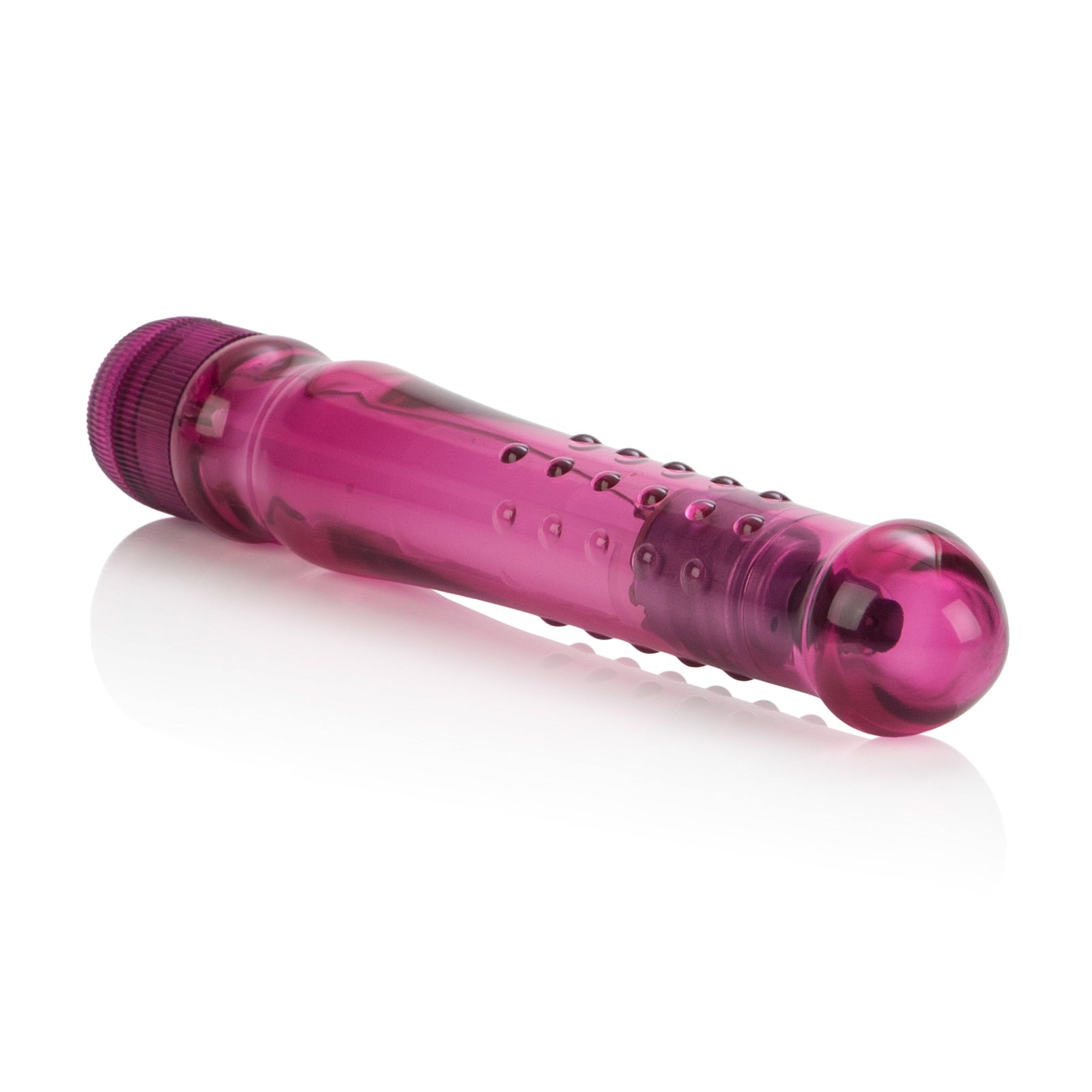 California Exotics - Signature Turbo Glide Vibrator (Pink) -  Non Realistic Dildo w/o suction cup (Vibration) Non Rechargeable  Durio.sg
