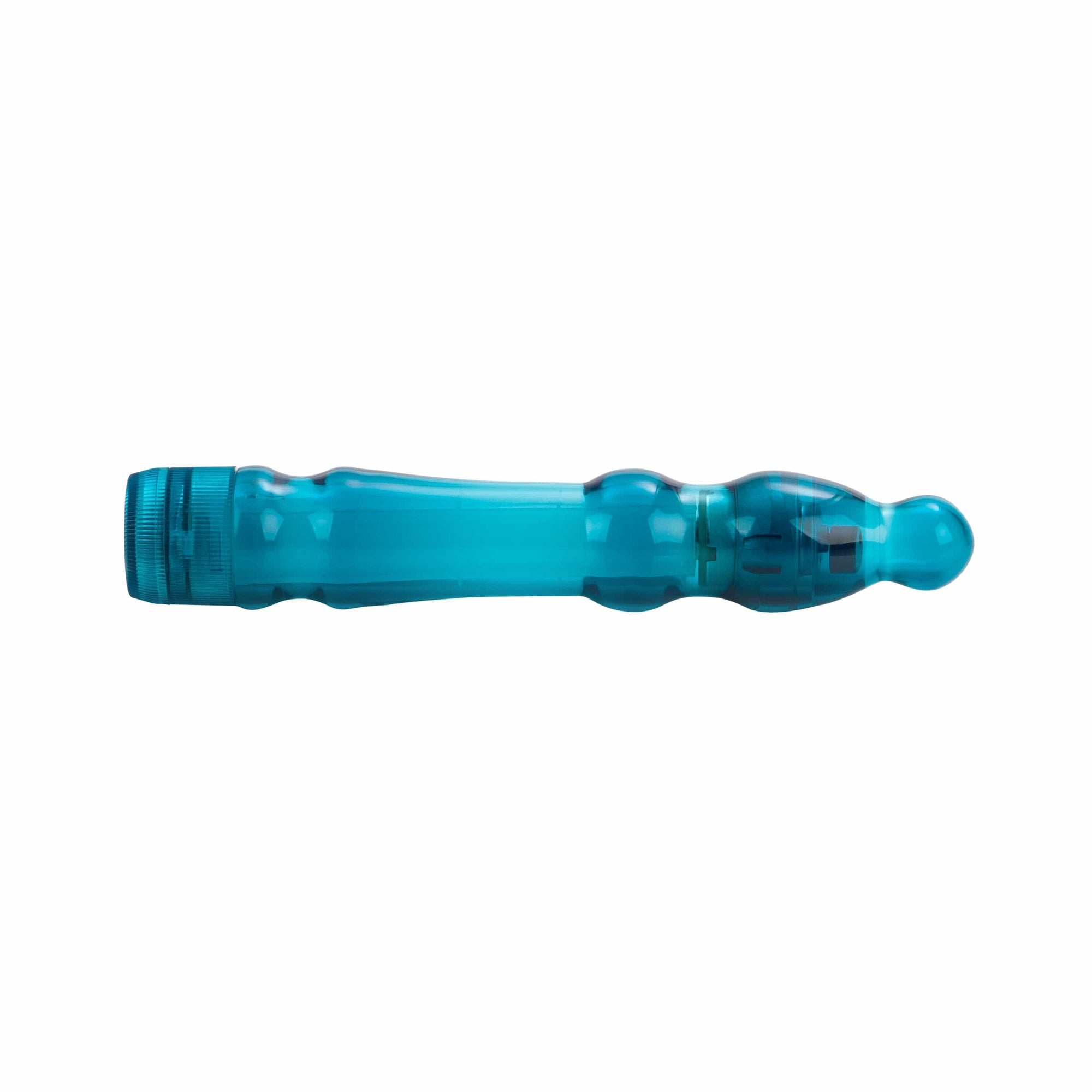 California Exotics - Signature Turbo Glider Vibrator (Blue) -  Non Realistic Dildo w/o suction cup (Vibration) Non Rechargeable  Durio.sg
