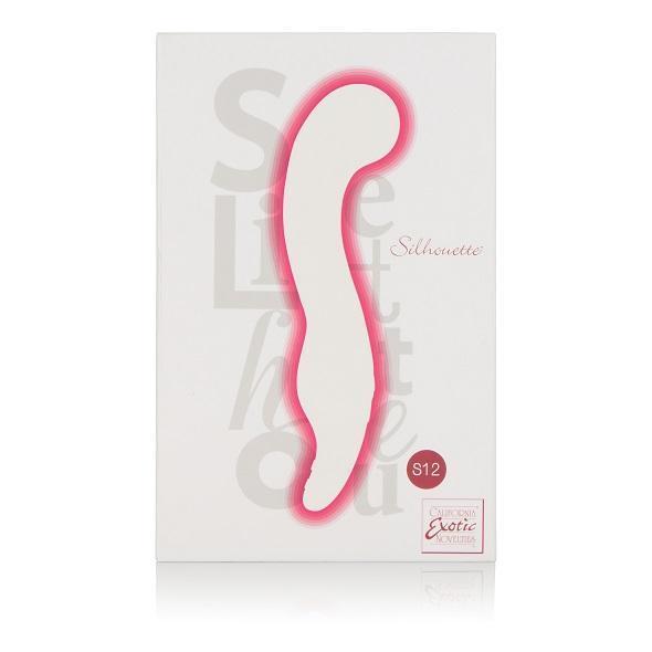 California Exotics - Silhouette S12 Silicone Rechargeable Vibrator (Red) -  G Spot Dildo (Vibration) Rechargeable  Durio.sg