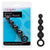 California Exotics - Silicone Booty Anal Beads (Black) -  Anal Beads (Non Vibration)  Durio.sg