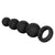 California Exotics - Silicone Booty Anal Beads (Black) -  Anal Beads (Non Vibration)  Durio.sg