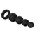 California Exotics - Silicone Booty Anal Beads (Black) -  Anal Beads (Non Vibration)  Durio.sg