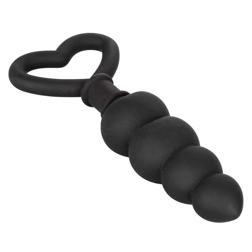 California Exotics - Silicone Love Probe Anal Beads (Black) -  Anal Beads (Non Vibration)  Durio.sg
