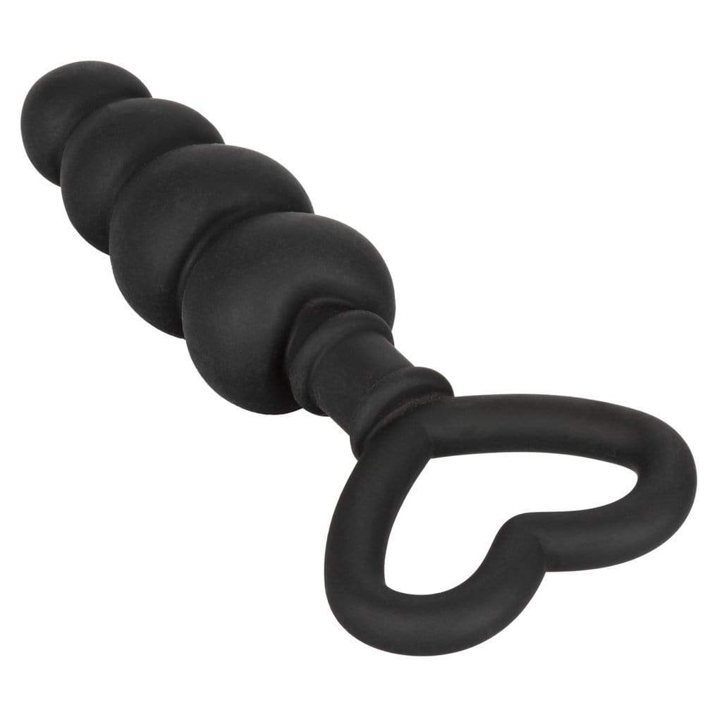 California Exotics - Silicone Love Probe Anal Beads (Black) -  Anal Beads (Non Vibration)  Durio.sg