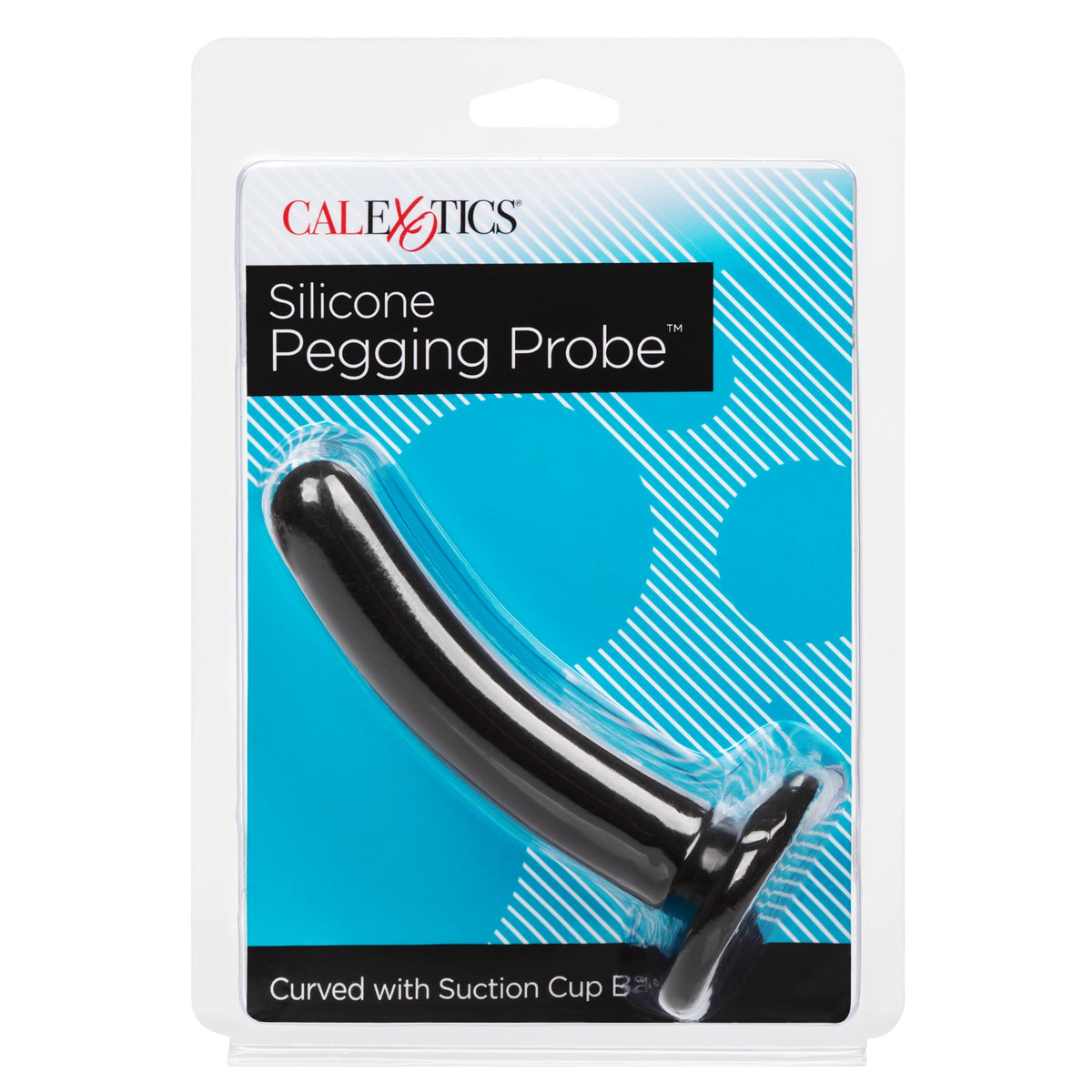 California Exotics - Silicone Pegging Probe Strap On Dildo (Black) -  Non Realistic Dildo with suction cup (Non Vibration)  Durio.sg