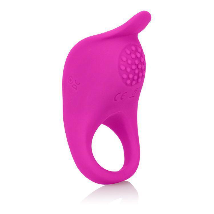 California Exotics - Silicone Rechargeable Teasing Enhancer Cock Ring (Pink) -  Silicone Cock Ring (Vibration) Rechargeable  Durio.sg