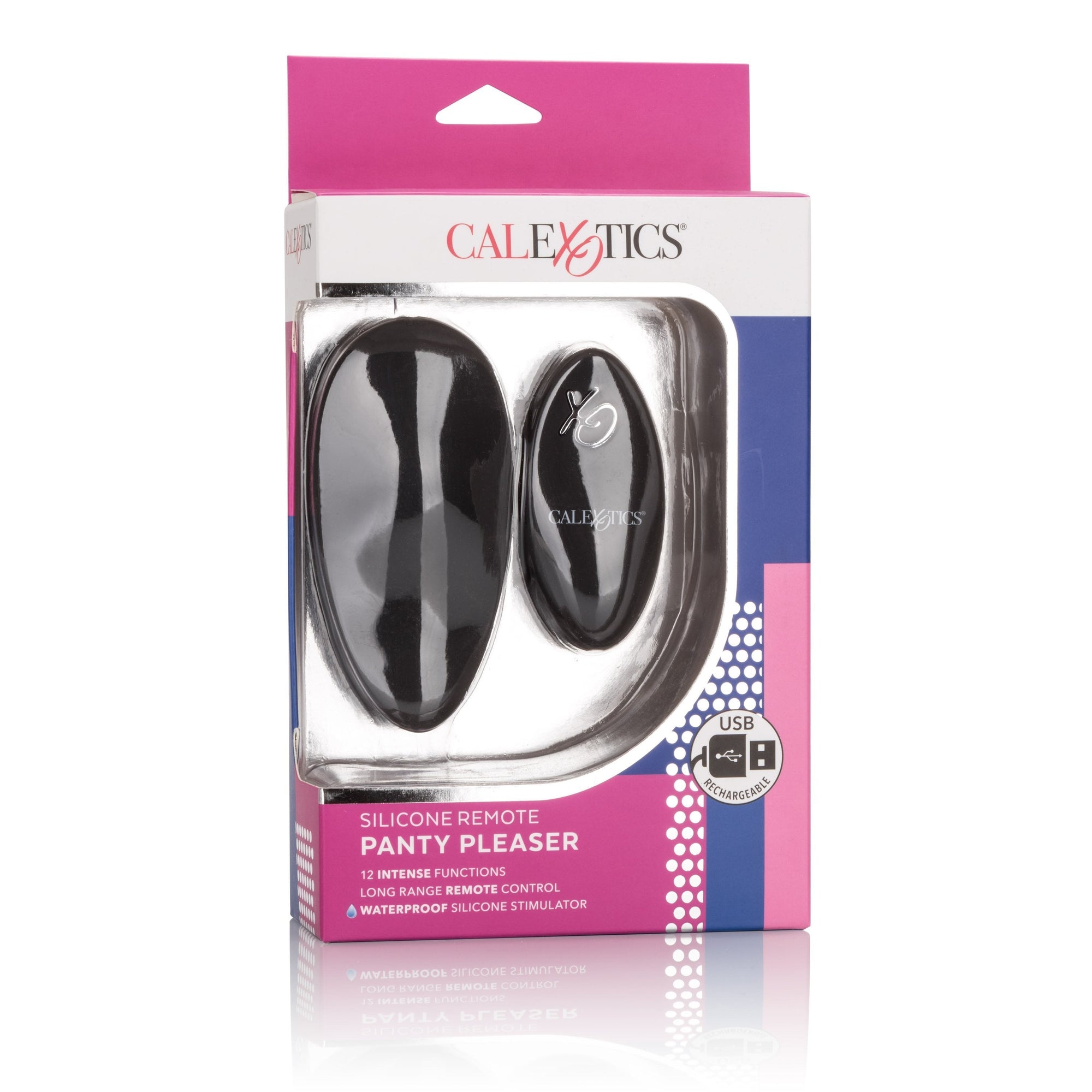 California Exotics - Silicone Remote Panty Pleaser Vibrator (Black) -  Panties Massager Remote Control (Vibration) Rechargeable  Durio.sg