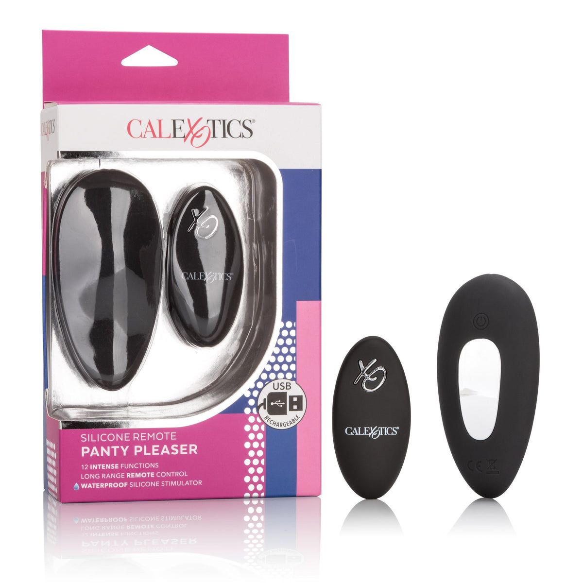 California Exotics - Silicone Remote Panty Pleaser Vibrator (Black) -  Panties Massager Remote Control (Vibration) Rechargeable  Durio.sg