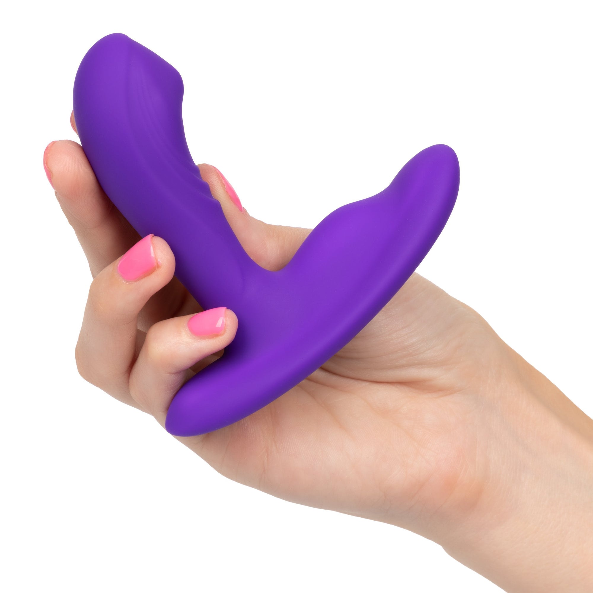 California Exotics - Silicone Remote Pinpoint Pleaser Prostate Massager (Purple) -  Prostate Massager (Vibration) Rechargeable  Durio.sg