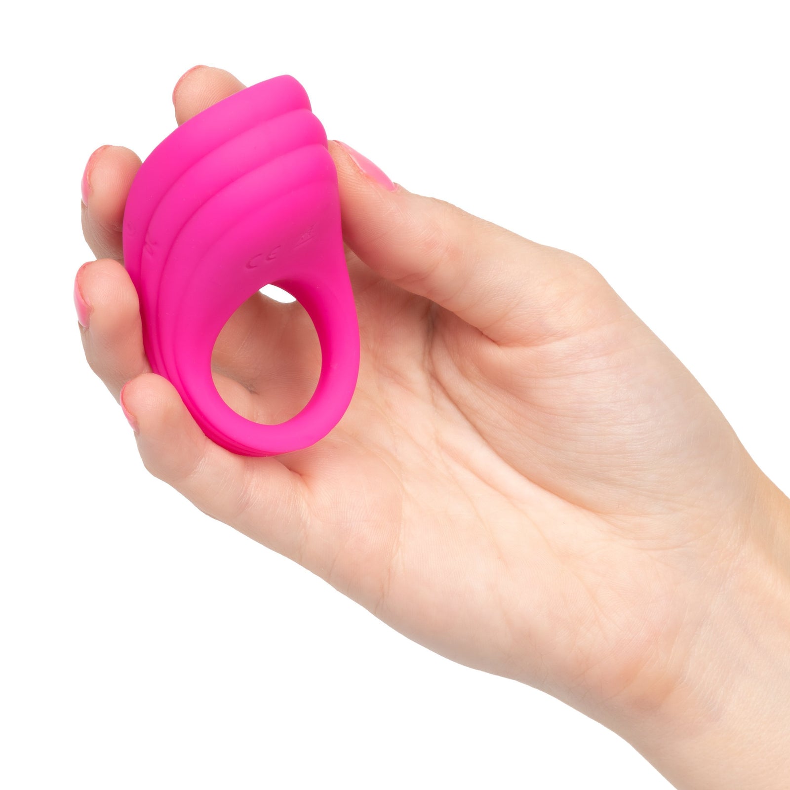 California Exotics - Silicone Remote Pleasure Cock Ring (Pink) -  Silicone Cock Ring (Vibration) Rechargeable  Durio.sg