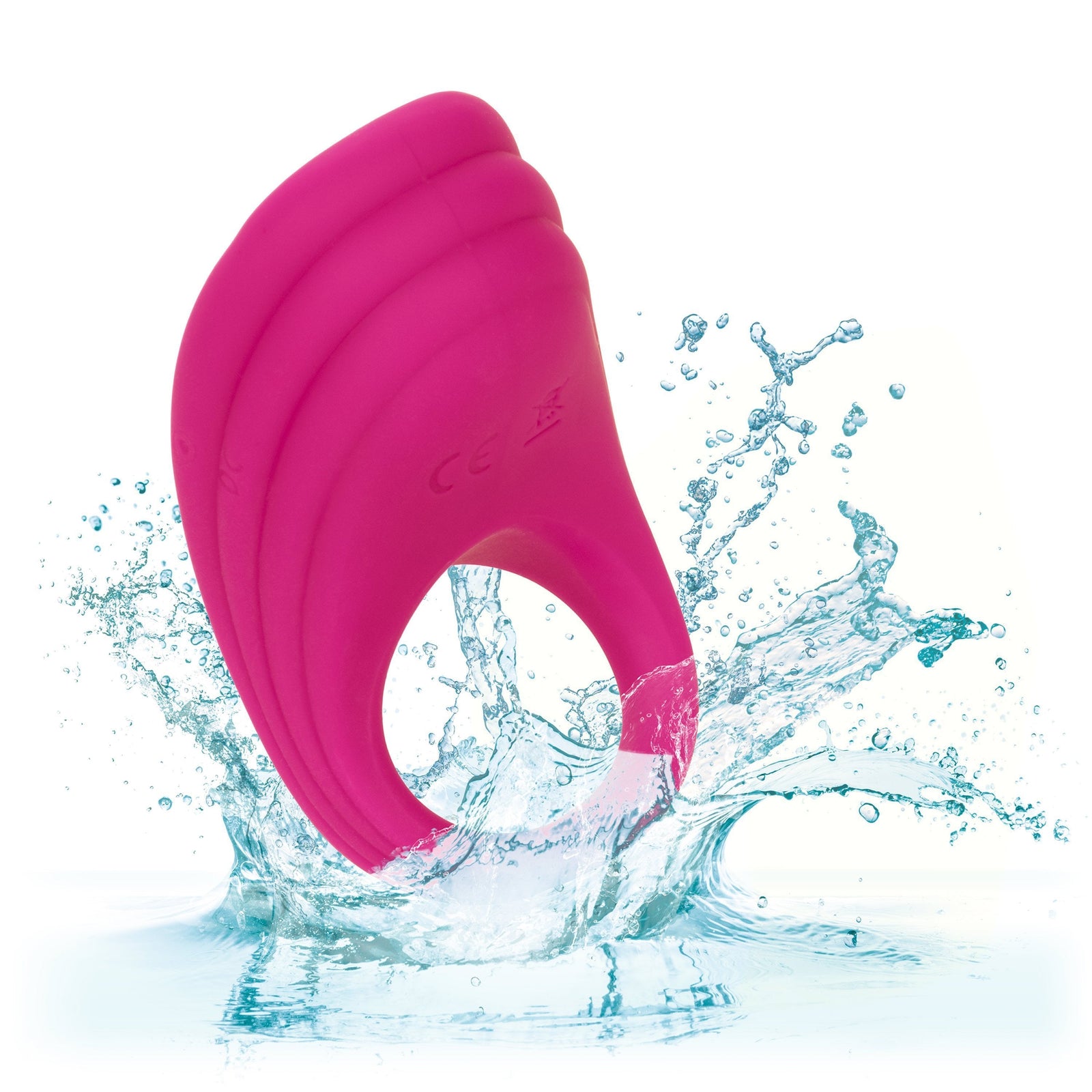 California Exotics - Silicone Remote Pleasure Cock Ring (Pink) -  Silicone Cock Ring (Vibration) Rechargeable  Durio.sg