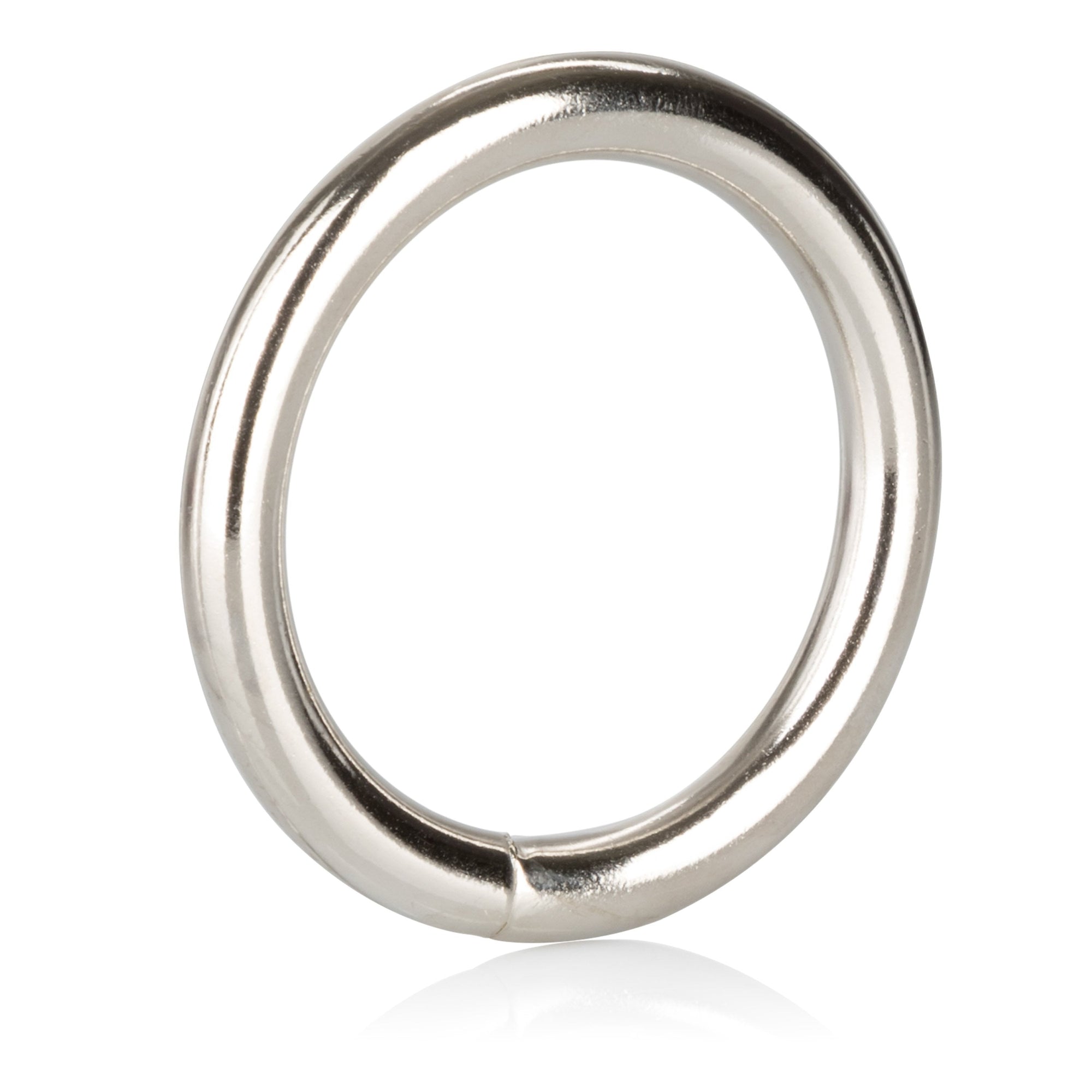 California Exotics - Silver Metal Cock Ring Medium (Silver) -  Metal Cock Ring (Non Vibration)  Durio.sg