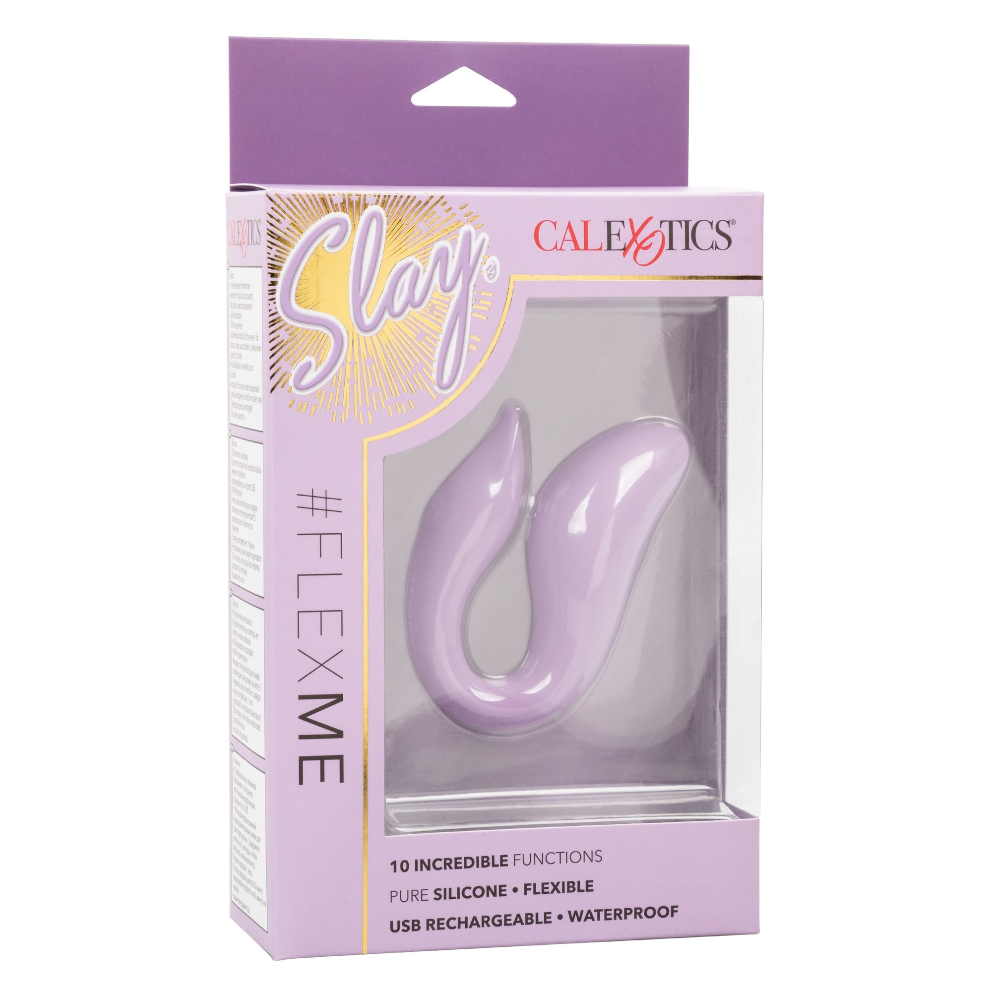 California Exotics - Slay FlexMe Flexible Vibrator (Purple) -  G Spot Dildo (Vibration) Rechargeable  Durio.sg