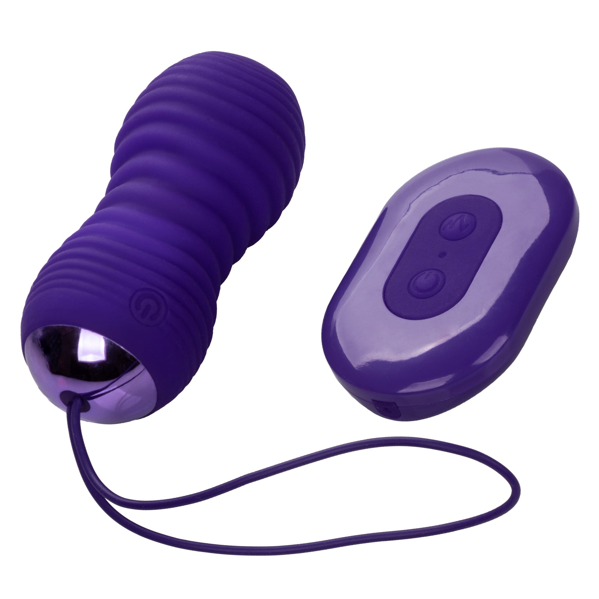 California Exotics - Slay ThrustMe Remote Control Thursting Egg Massager (Purple) -  Wireless Remote Control Egg (Vibration) Rechargeable  Durio.sg