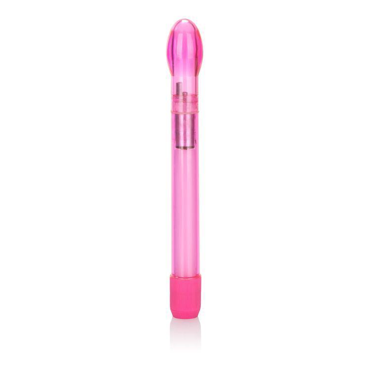 California Exotics - Slender Tulip Wand Slimline Vibrator (Pink) -  Non Realistic Dildo w/o suction cup (Vibration) Non Rechargeable  Durio.sg