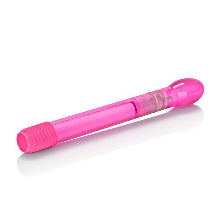 California Exotics - Slender Tulip Wand Slimline Vibrator (Pink) -  Non Realistic Dildo w/o suction cup (Vibration) Non Rechargeable  Durio.sg