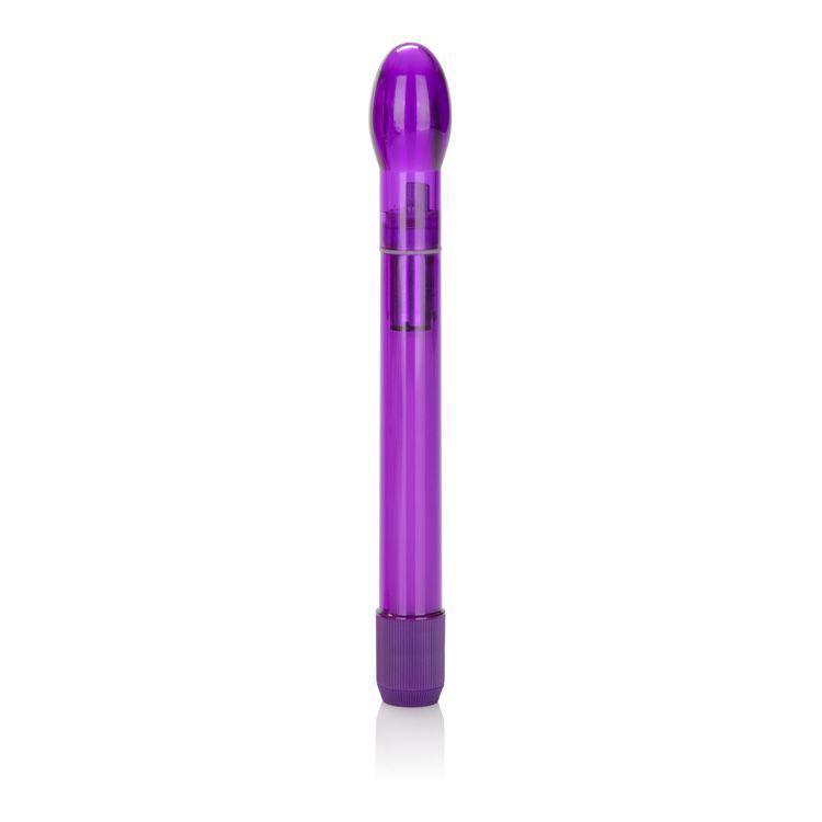 California Exotics - Slender Tulip Wand Slimline Vibrator (Purple) -  Non Realistic Dildo w/o suction cup (Vibration) Non Rechargeable  Durio.sg