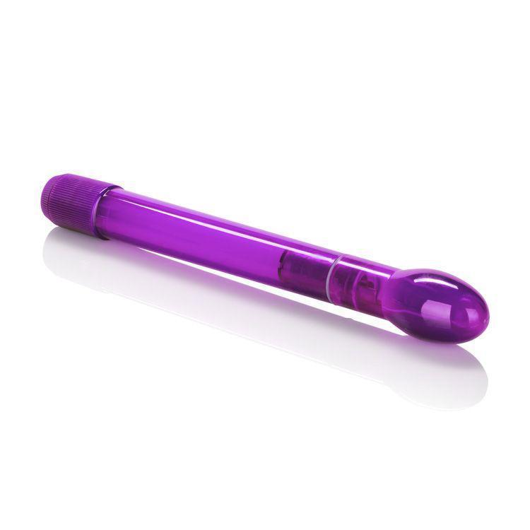 California Exotics - Slender Tulip Wand Slimline Vibrator (Purple) -  Non Realistic Dildo w/o suction cup (Vibration) Non Rechargeable  Durio.sg