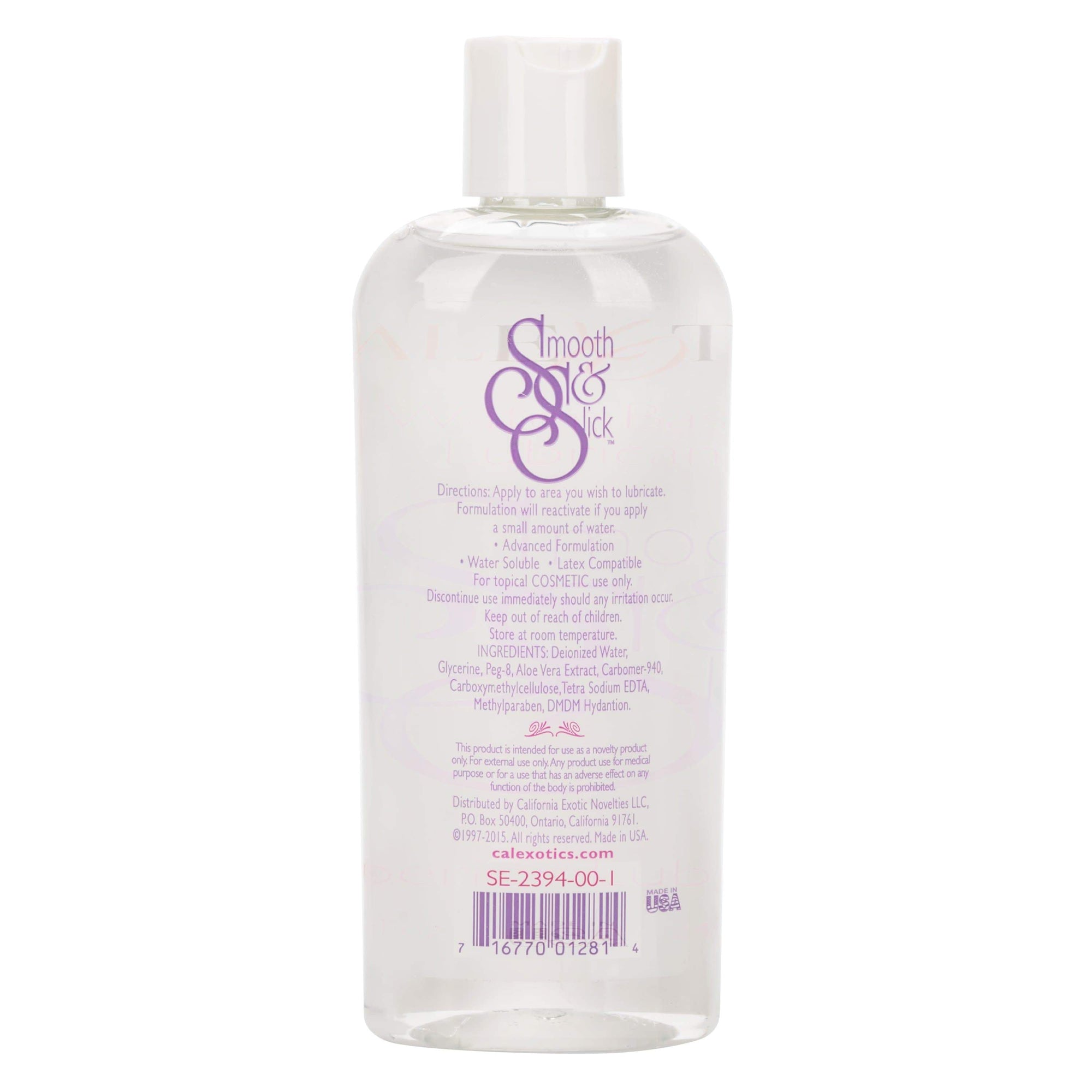 California Exotics - Smooth and Slick Water Based Lubricant 240ml -  Lube (Water Based)  Durio.sg