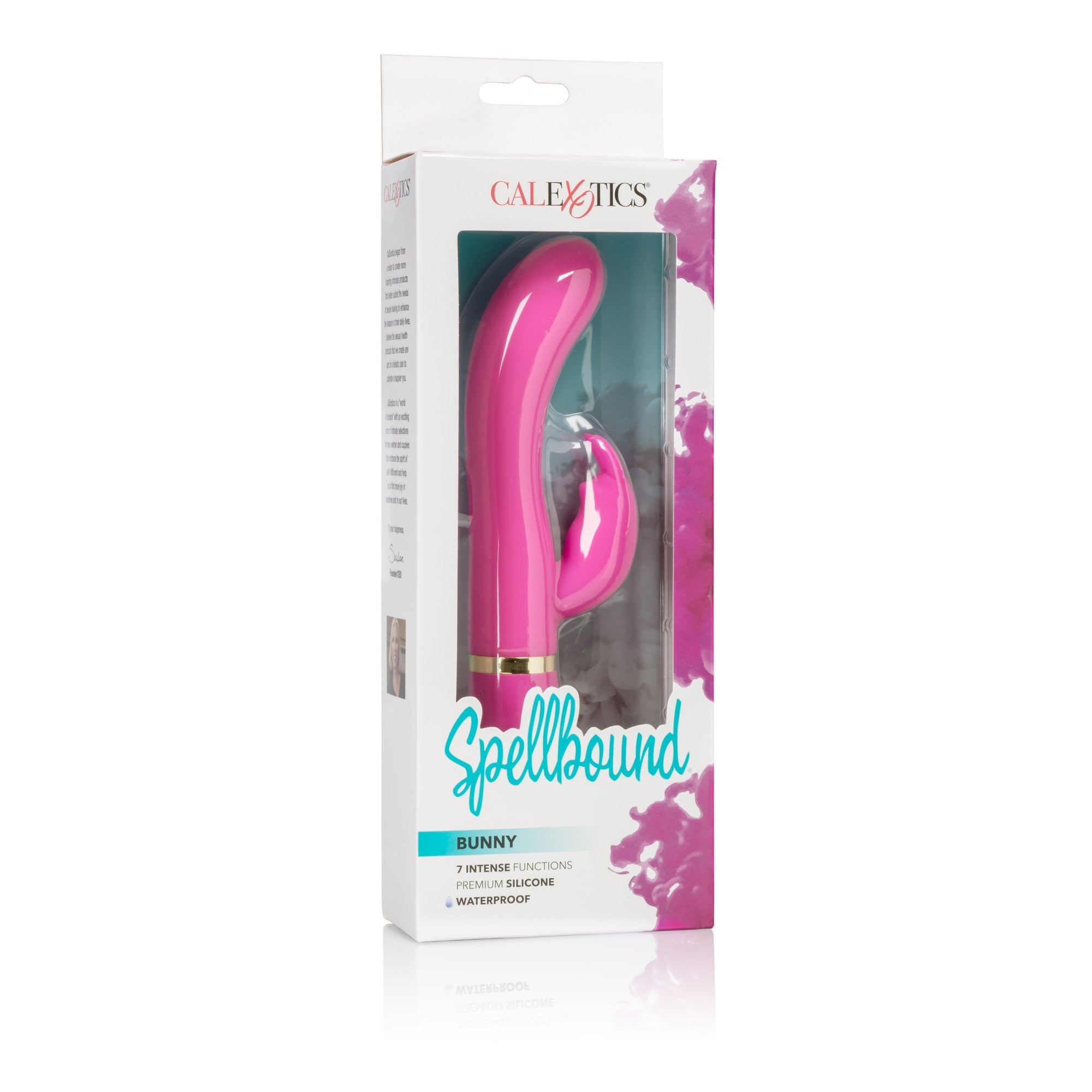 California Exotics - Spellbound Bunny Vibrator (Pink) -  Rabbit Dildo (Vibration) Non Rechargeable  Durio.sg