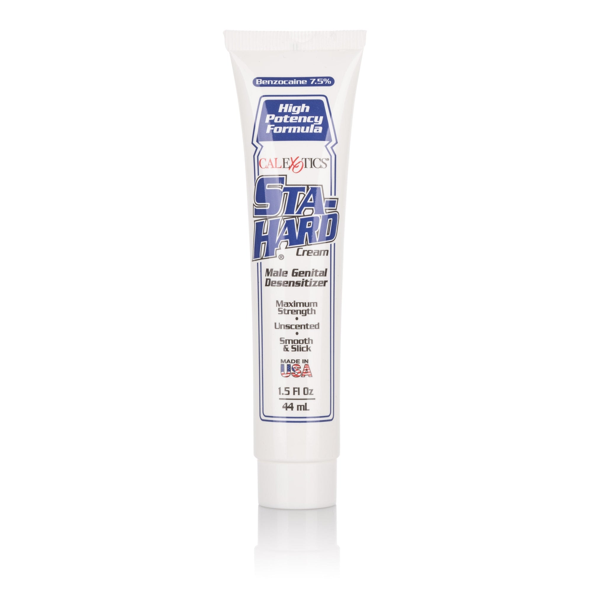 California Exotics - Sta Hard Male Genital Desensitizer Delay Cream (White) -  Delayer  Durio.sg