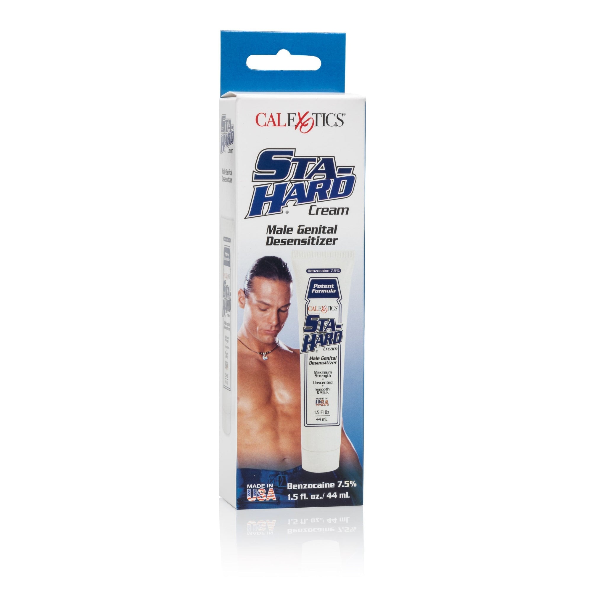 California Exotics - Sta Hard Male Genital Desensitizer Delay Cream (White) -  Delayer  Durio.sg