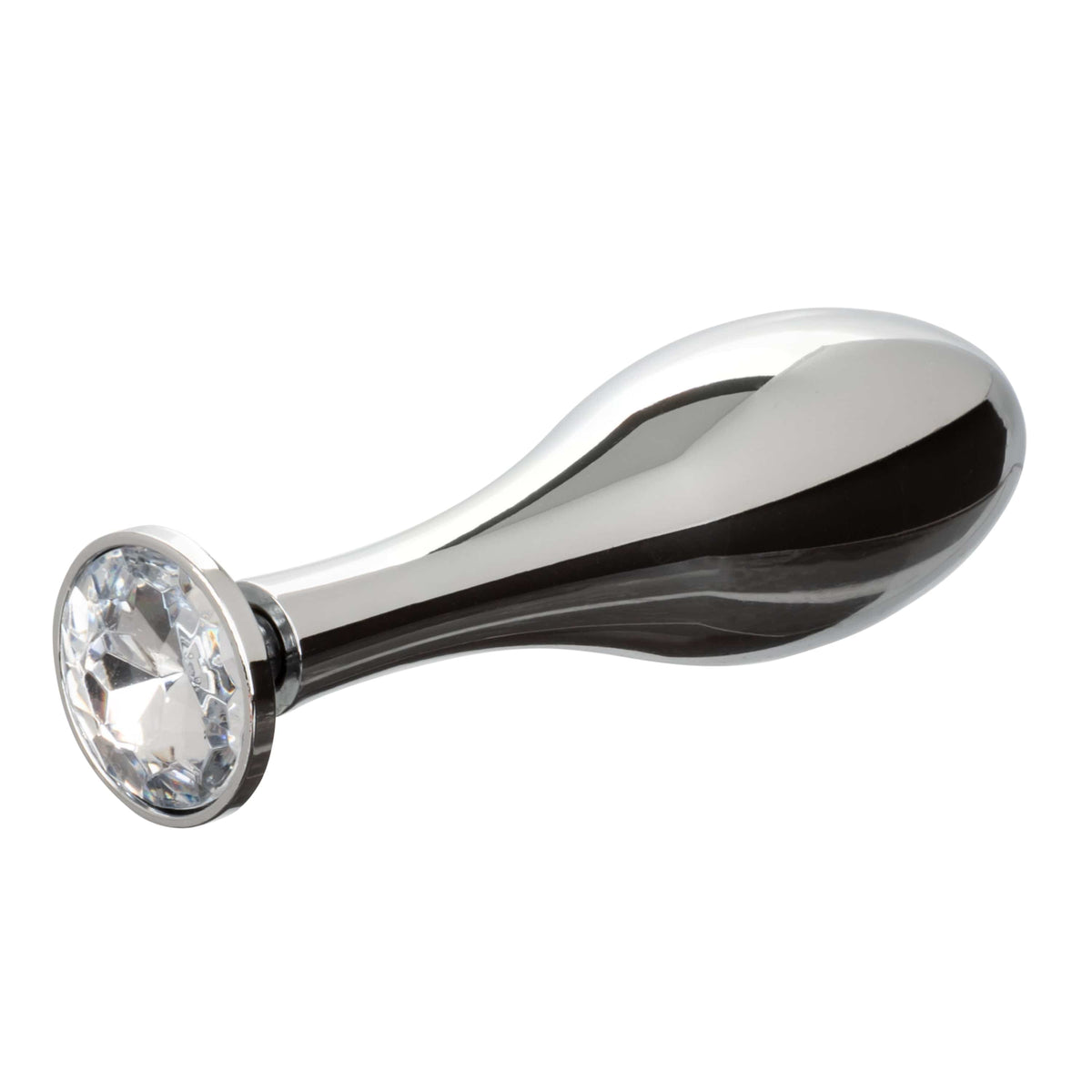 California Exotics - Star Fucker Teardrop Anal Plug with Cock Support (Silver) -  Anal Plug (Non Vibration)  Durio.sg