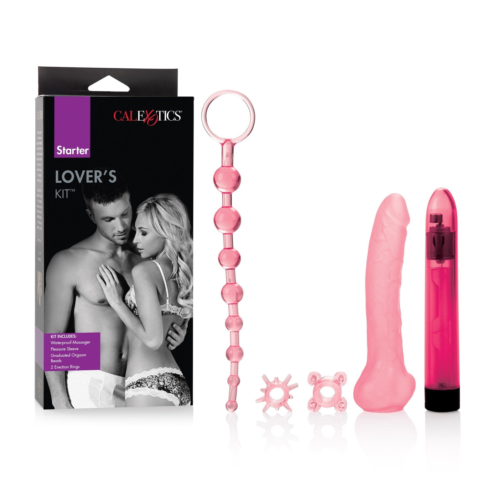 California Exotics - Starter Lover's Couple Kit (Pink) -  Couples Set  Durio.sg