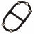 California Exotics - Steel Beaded Dual Silicone Maximizer Dual Cock Ring (Black) -  Cock Ring (Non Vibration)  Durio.sg