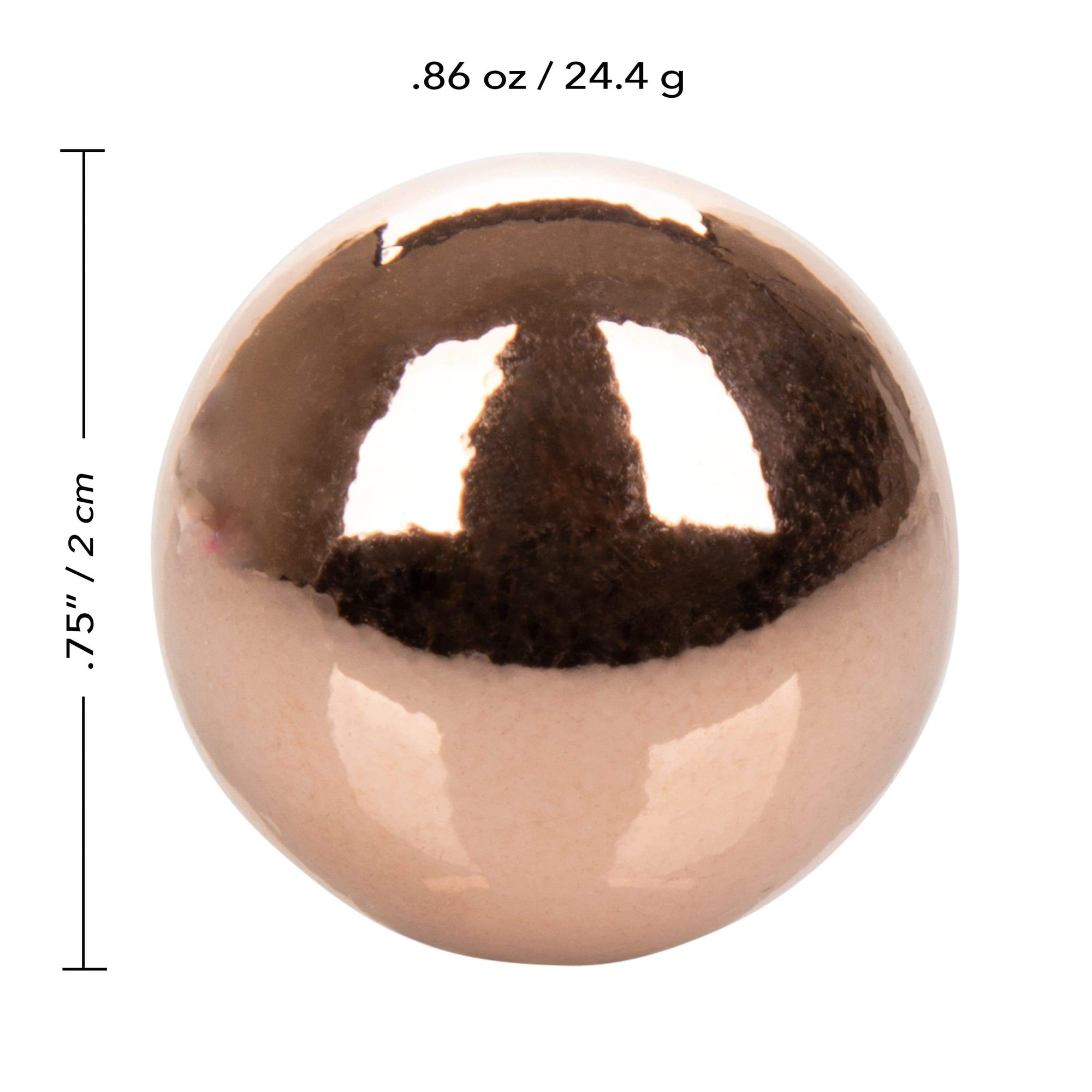 California Exotics - Steel Climax Weighted  Kegel Balls (Gold) -  Kegel Balls (Non Vibration)  Durio.sg