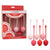 California Exotics - Strawberry Silicone Kegel Balls Training Set (Pink) -  Kegel Balls (Non Vibration)  Durio.sg